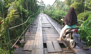 Jembatan Gantung IV Jurai Rusak, Keselamatan Warga Terancam